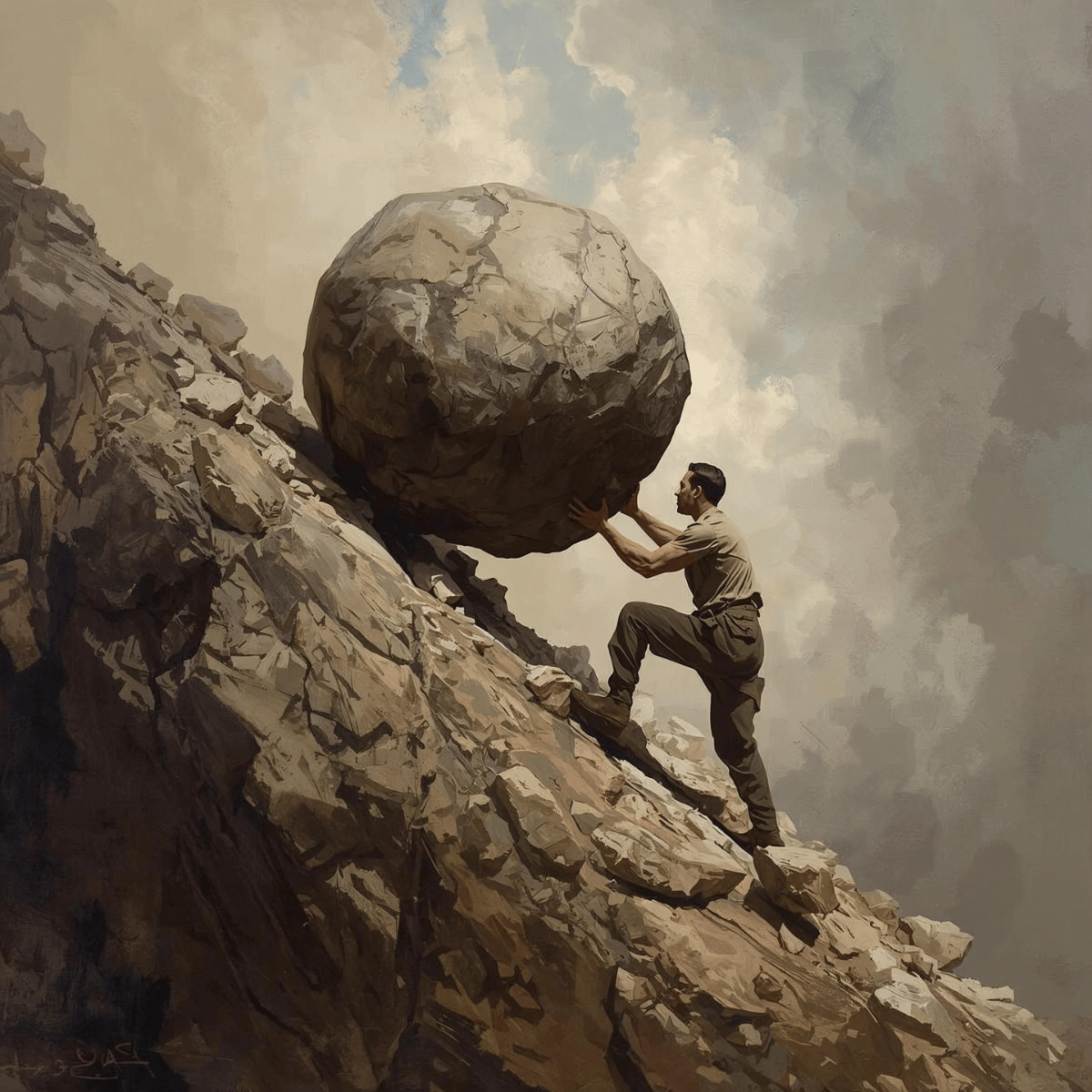 You’re fighting an uphill battle you can’t win You’re fighting an uphill battle you can’t win