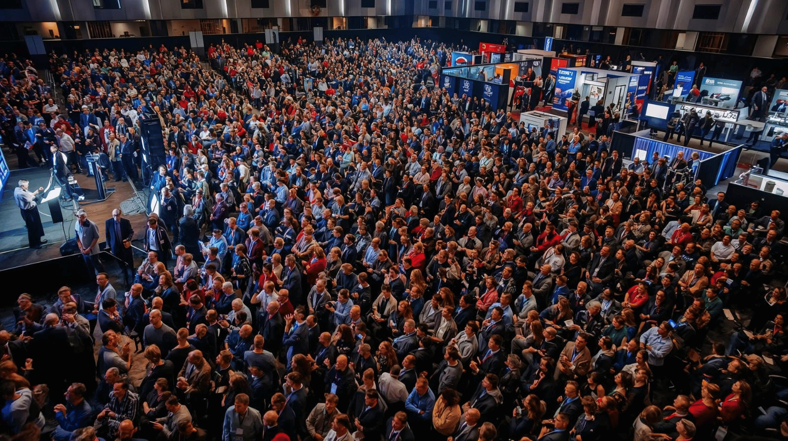 At a typical data center conference with 2,500 attendees, fewer than 10% have the chance to build trust by educating their peers from the stage. (Approximately 75 people take the stage as speakers.